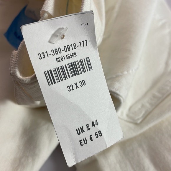 White Ripped Hollister Jeans NWT Size 32 x 30 - Picture 9 of 9